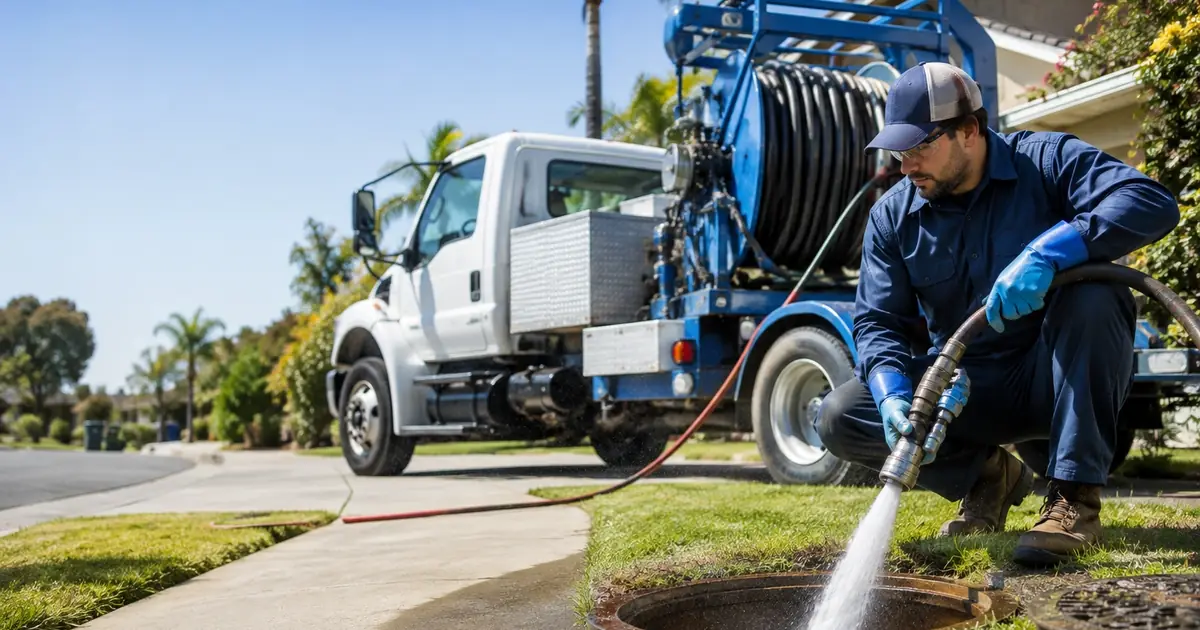 Hydro jet sewer cleaning Armona