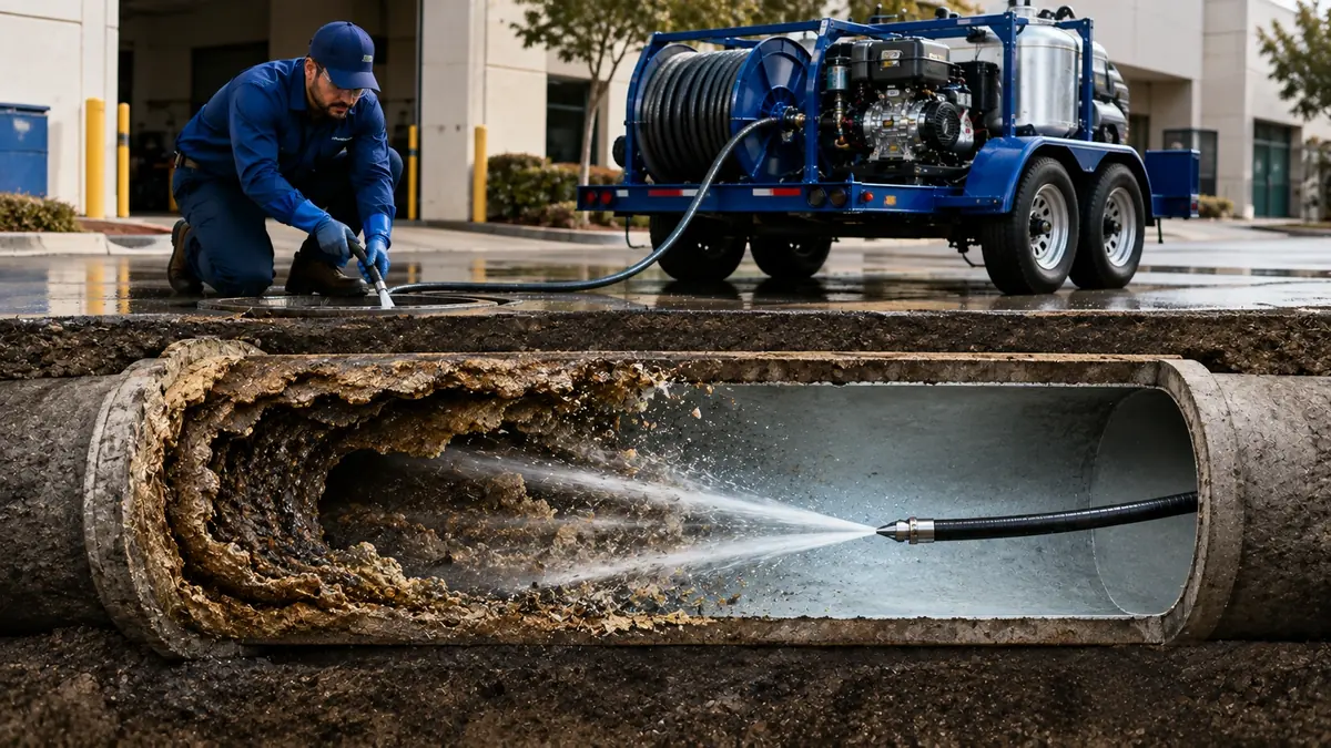 Sewer Pipe Descaling in Armona
